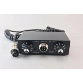DELTA EC1 DYNAMIC MIC AMPLIFIER / ECHO CHAMBER w/ ROGER BEEP 4 pin Cobra CB HAM