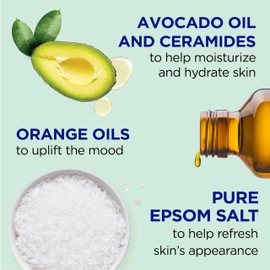 Dr Teal's Teal's Body Wash with Pure Epsom Salt, Glow & Hydrate with Avocado, 24 fl oz (Pack of 4)