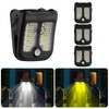 Tryme Small Solar Lights for Chain Link Fence Outdoor Motion