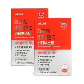Bewell Liposomal Vitaboost Vitamin C 1300mg x 60 tablets / 리포좀 비타부스트 비타민C 1300mg x 60정