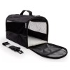 Vibrant Life PET CARRIER Small Guaranteed on-Board Soft-Sided Black, 16