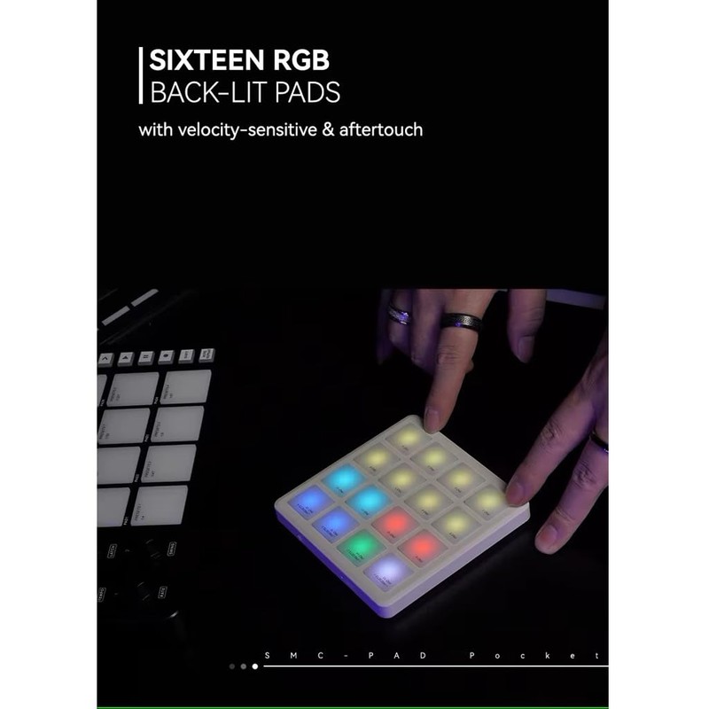 M-Vave SMC Pad Pocket Bluetooth Midi Controller