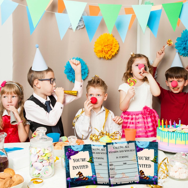 VGoghex Calling All Wizards And Witches Watercolor Magical Theme Birthday
