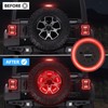 SUPAREE 3-side Spare Tire Brake Light Wheel Light 3rd Third