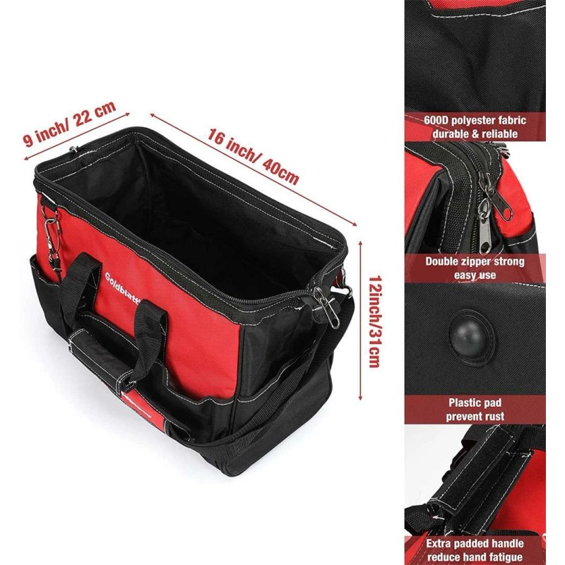 Goldblatt 8PCS Masonry Hand Concrete And Cement Tools Set w/16