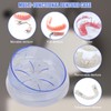 DIDATOOL Denture Box Leak-Proof Dental Retainer Case, Portable Denture Bath