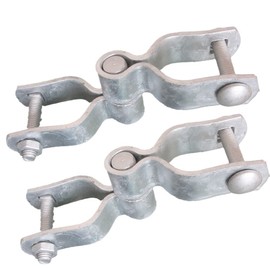1-3/8" Chain Link Fence Gate Post Hinge,Male Gate Post Hinge，Galvanized Steel Zinc Plated Pipe Gate Hinge Gate Hinge Female Gate Frame Hinge Fence Frame Hinge