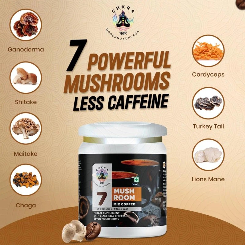 Xtrakt Polvo Café Mezcla 7 Hongos 55 Porciones 100g