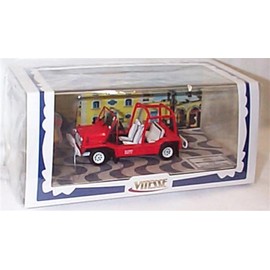 Vitesse Austin Mini Moke Rental Macau Red with 2 Figures 1:43 scale diecast model