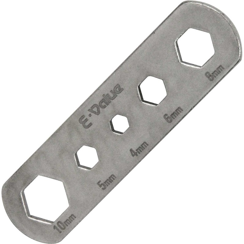 E-Value ELSW09SL Ball Point Hex Wrench Set, Short Head, Semi-Long,