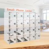 Cell Phone Storage Locker, 20 Slots Acrylic Material With Door
