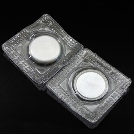 Bluemoona 20 Sets - 20mm 13/16 Hidden Invisible Sew-In Magnetic Snap PVC Closure Purse Fastener