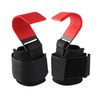 JZS Weight Lifting Hooks with Wrist Straps – Steel Grip