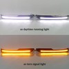 2pcs Switchback White/Amber LED DRL Front Side Marker Headlight Amber