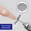 VGOL 4PCS Nail Disc Polishing Head Sanding Disc Nail Drill