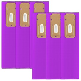 Upgraded 6 Pack Type CC HEPA Upright Vacuum Cleaner Bags AK1CC6H CCPK8DW Replacement for All Oreck Elevate Models X3,X5,XL7,XL21,2000,3000,4000,8000,9000 series,Replaces Part # CCPK8, AK1CC6A