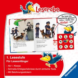 Helfer in der Not - Spannende Hundegeschichten - lesen lernen mit dem Leseraben - Erstlesebuch - Kinderbuch ab 6 Jahren - Lesenlernen 1. Klasse Jungen und Mädchen (Leserabe 1. Klasse)