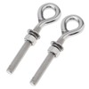 Smgda 4 Pack 1/2" x 3.5" Eye Bolt with Nut