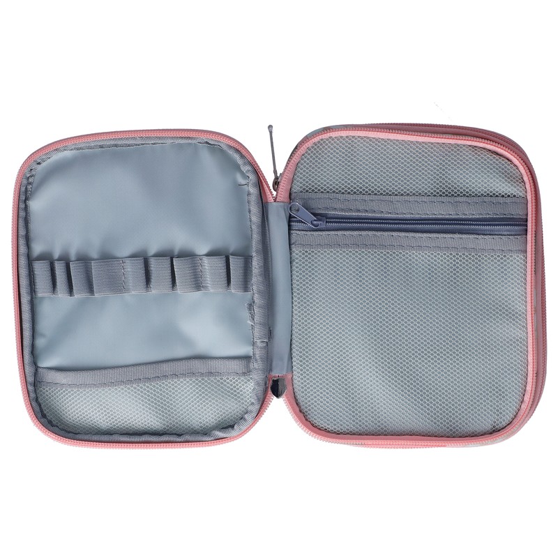 Storage Bag Waterproof Oxford Cloth Pink Lily Portable Household Daily