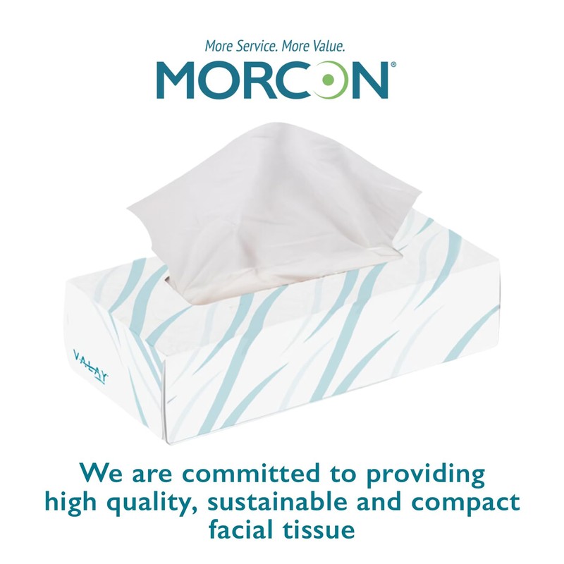 Morcon Valay Facial Tissue Paper | Soft, Absorbent Hand and