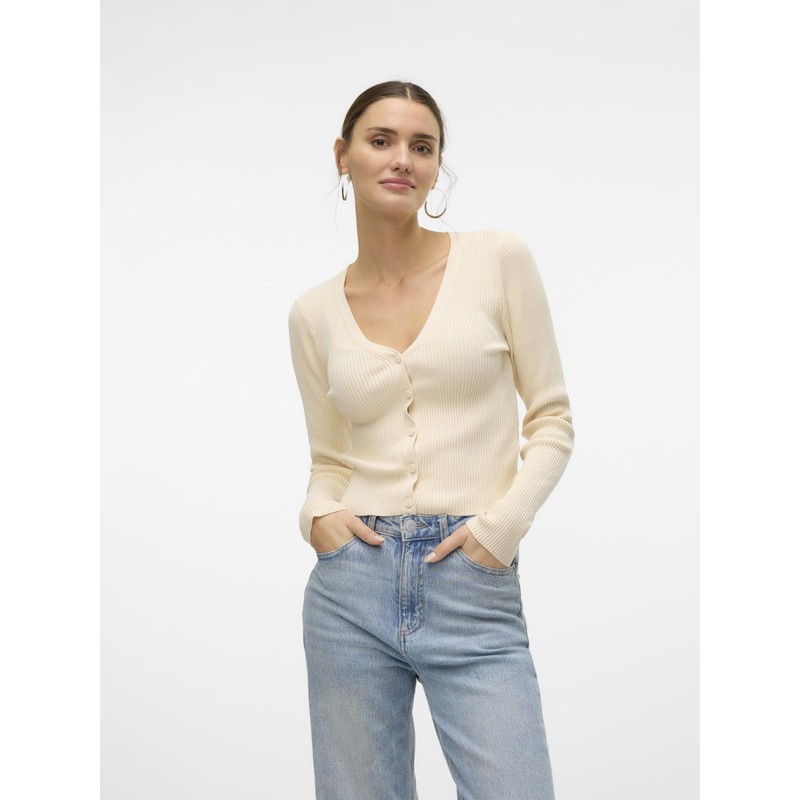 VERO MODA Female Cardigan VMGLORY Cardigan, Birch
