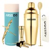 ARSSOO Gold Cocktail Shaker Set - Stainless Steel Bartender Kit
