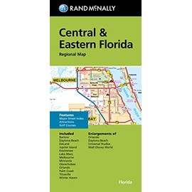 Rand McNally Folded Map: Central & Eastern Florida Regional Map