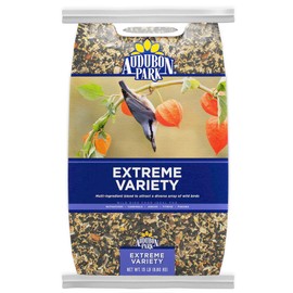 Audubon Park Extreme Variety Wild Bird Seed for Outside Feeders, 15-lb. Bag
