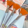 Soft 'N Style Facial Brushes Fan Mask Brush, Soft Makeup