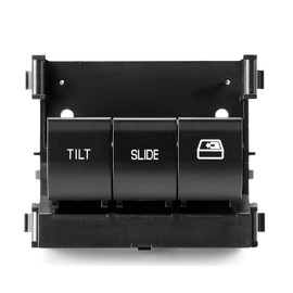 SOAESCN SW6643 Sunroof Overhead Console Switch Replacement for 2009-2014 Ford F150 2011-2017 F250 F350 F450 F550 Rear Sliding Window Control 9L3Z-15B691-DA DS302
