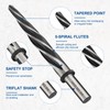 Rocaris 3/4" M2 HSS Taper Chucking Reamer Drill Bit, Taper