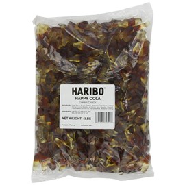 HARIBO Gummi Candy, Happy-Cola, Bulk 5 lb. Bag