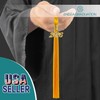 Endea Graduation Single Color Tassel with Gold Date Drop (Gold,