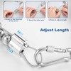 Afcabakila Flag Pole Beaded Retainer Ring, Adjust Length 304 Stainless