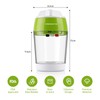 MENNYO Spiral Vegetable Cutter with Container, 4 in 1 Vegetable