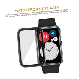 OSALADI 4pcs Full Coverage TPU Protective Shells for Watch Fit Shockproof Scratch-Resistant Anti-dust and Fingerprint