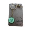 Keyrings, Handmade Keychains, Zipper Chains, Keyrings (Cucumber- Gold)