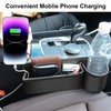 JINRUITOP Car Seat Gap Filler Organizer with Cup Holder, 2