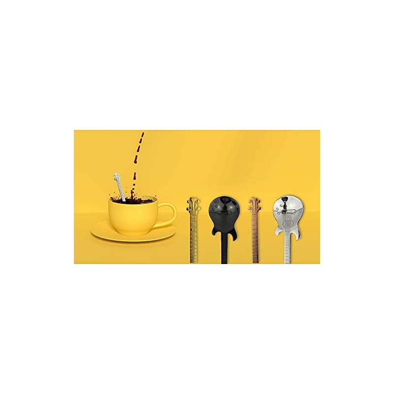 Winkee - Guitar Coffee Spoons Set of 4 - Stylish