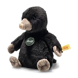 Steiff Diggy Mole - 18 cm - Cuddly Toy - Dark Brown, 067396, Coffee Bean