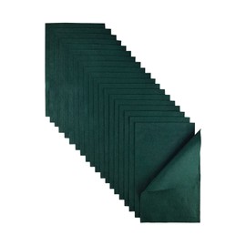 Jtnohx Color Felt, Soft Felt Sheets, 1.4mm Thick 20x30cm Handicraft Felt Fabrics for DIY and Sewing Projects (Dark Green)