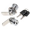 1 Cabinet Lock Lever Lock 25 mm Universal Cylinder Furniture