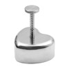 ZONADAH Heart-Shaped Sushi Mold Rice Ball Mould Stainless Steel Sushi