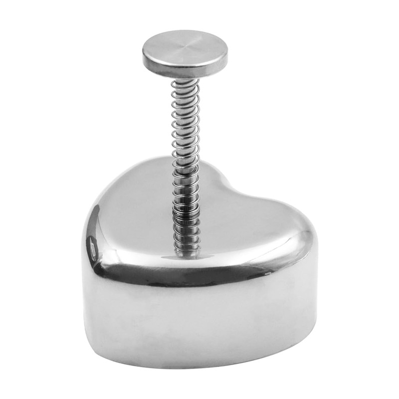 ZONADAH Heart-Shaped Sushi Mold Rice Ball Mould Stainless Steel Sushi