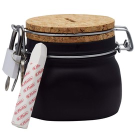 Money Box for Labelling Yourself Money Gift Idea Black S