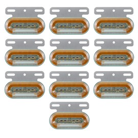 12V Orange Amber Led Side Marker Light X10 Neon Marker Dynamic Indicator Trailer