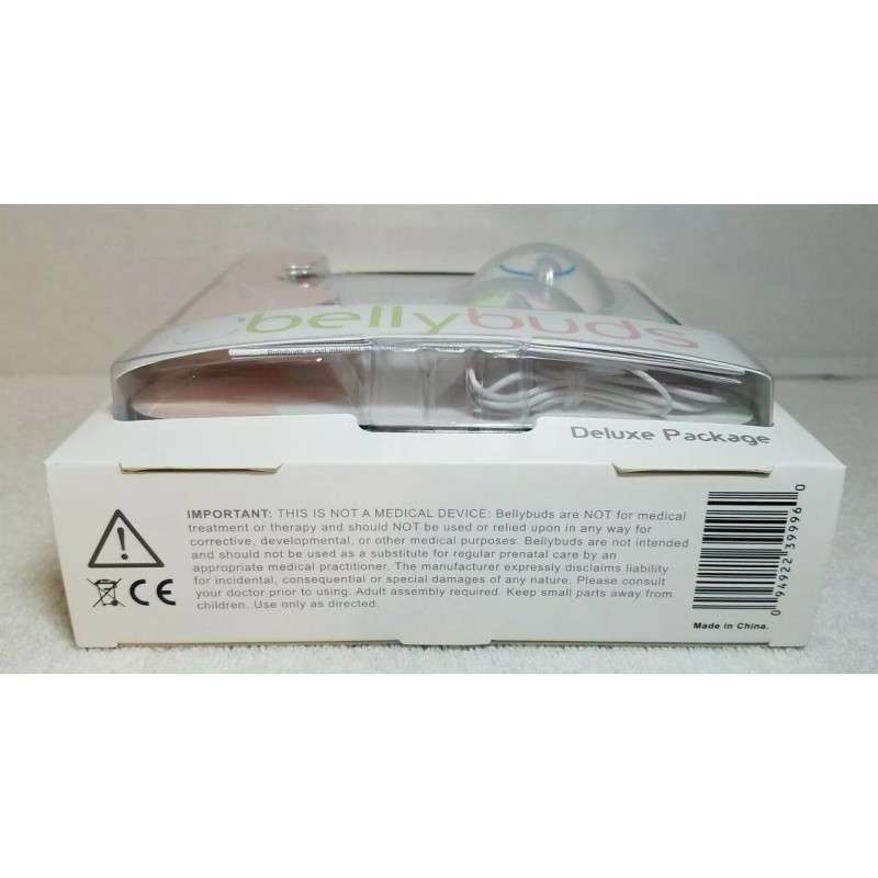 BellyBuds Headphones Baby Deluxe Package 4 Adhesives