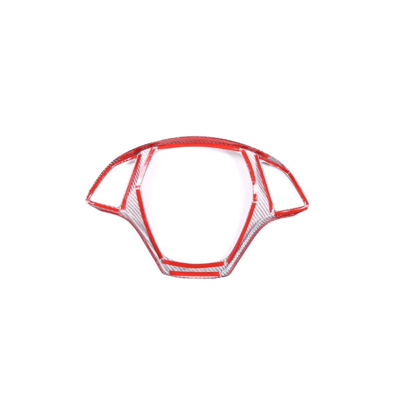Steering Wheel Cover Trim Real Carbon Fiber 1PCS Compatible with