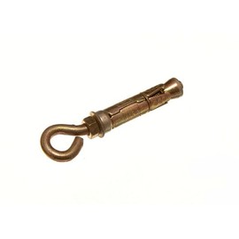 Lot Of 20 Rawl Shield Anchor Closed Hook Eye Bolt M6 6 Mm Bolt 10 Mm Shield