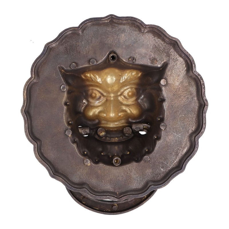 Black Door Knocker Handle Brass Double Door Pull Hardware Accessory